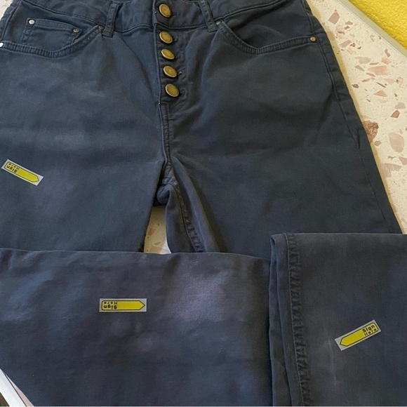 Boden Demin Womens Size 6 R Button Fly Mid Rise Girlfriend Ankle Jeans FLAW - Picture 7 of 7